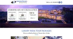 Desktop Screenshot of luxuryindiatourpackages.com